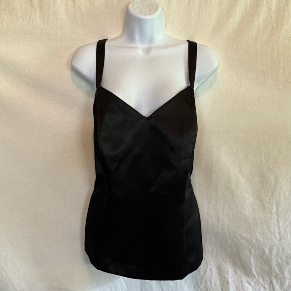 F-86 Dressbarn PLUS SIZE 16W Black Sleeveless Pullover Blouse